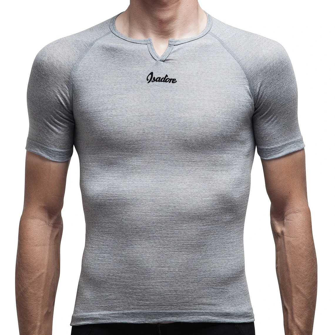 Isadore 100% Merino SS Baselayer Grå 1 Isadore 100% Merino SS Baselayer Grå