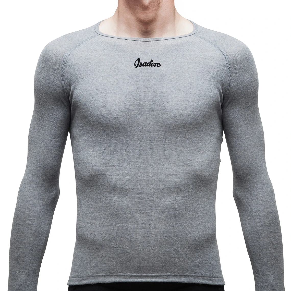 Isadore 100% Merino LS Baselayer Grå 1 Isadore 100% Merino LS Baselayer Grå
