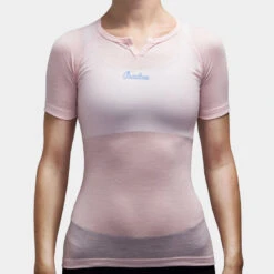 Isadore Women´s 100% Merino SS Baselayer Rose