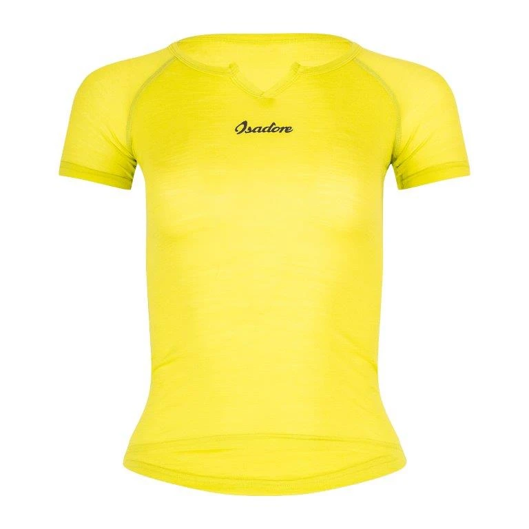 Isadore Women's 100% Merino SS Baselayer Sulphur Spring 1 Isadore Women's 100% Merino SS Baselayer Sulphur Spring
