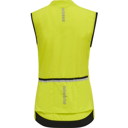Newline Core Gilet Vest Til Kvinner Fluo Gul - Bilde 2