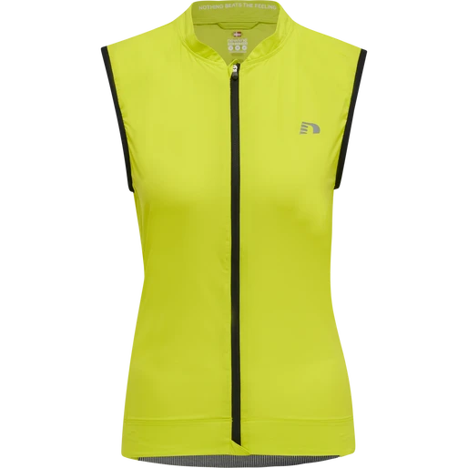 Newline Core Gilet Vest Til Kvinner Fluo Gul - Bilde 3