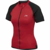 Newline Core Kortermet Dame Sykkeltrøye Svart / Rød