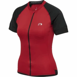 Newline Core Kortermet Dame Sykkeltrøye Svart / Rød
