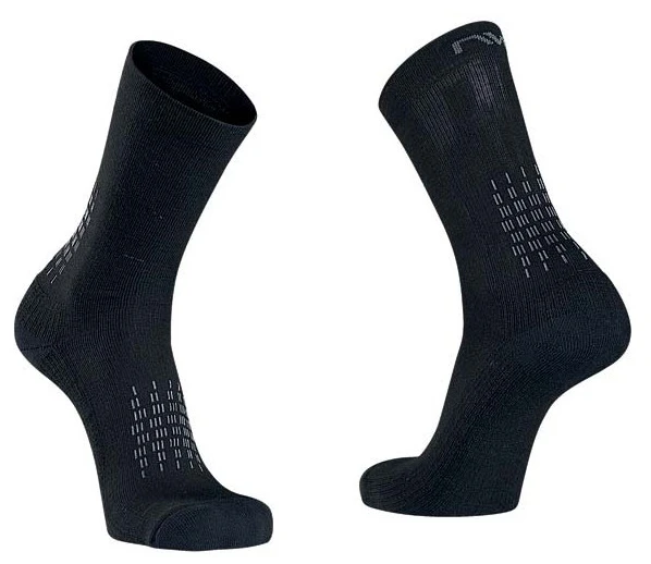 Northwave Fast Winter High Sykkelsokker Sort/Grå 1 Northwave Fast Winter High Sykkelsokker Sort/Grå