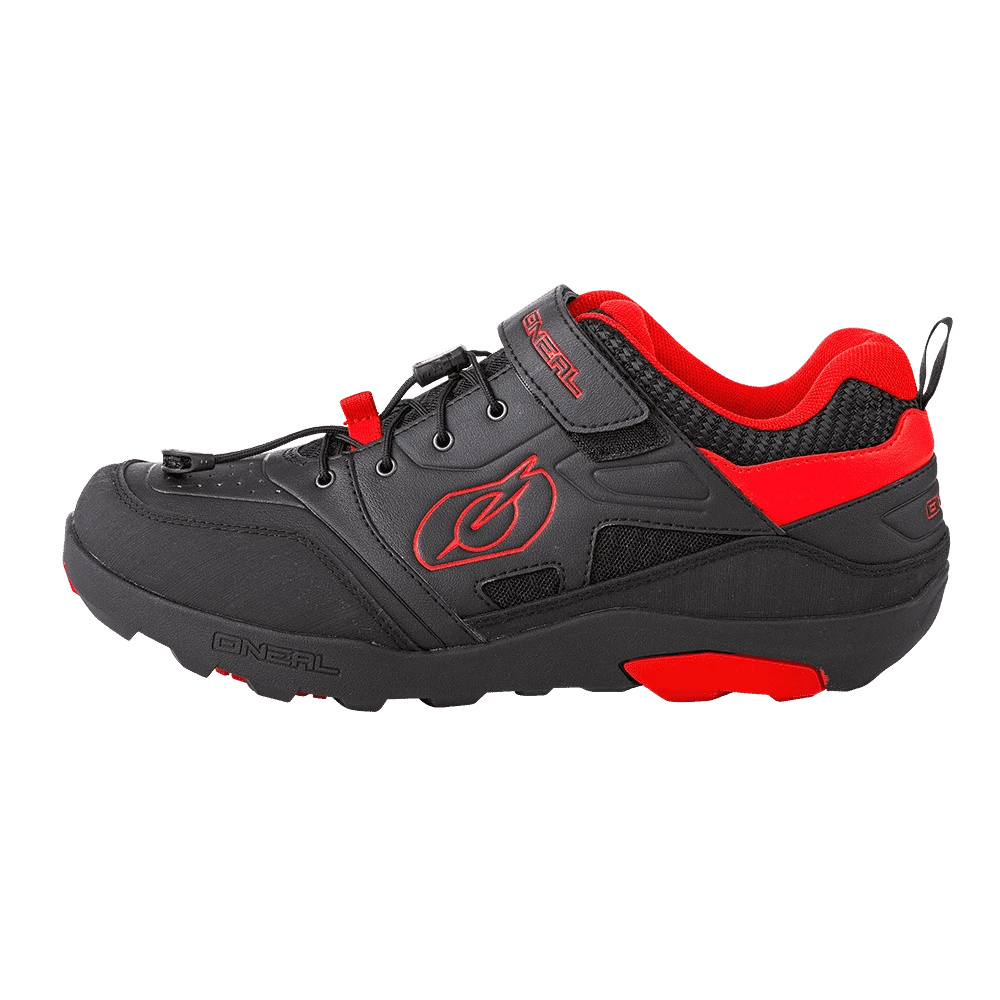 Oneal O'Neal Traverse Flat MTB Sko Sort / Rød - Bilde 3