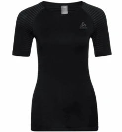 Odlo Performance Light Kortermet Baselayer Svart Til Kvinner