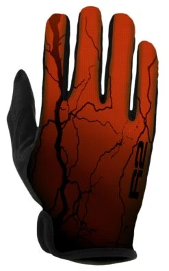 R2 Flash Sykkelhansker Svart/Oransje