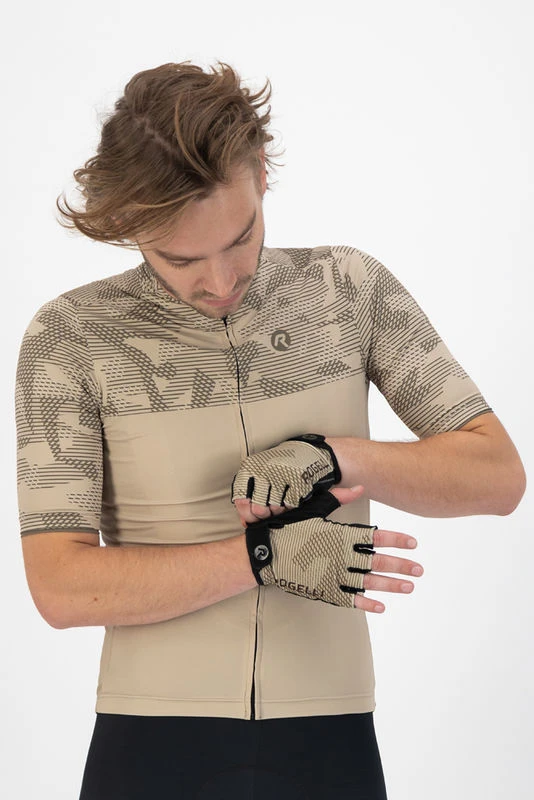 Rogelli Camo Sykkelhansker Med Innlegg - Grå 2 Rogelli Camo Sykkelhansker Med Innlegg - Grå - Bilde 2