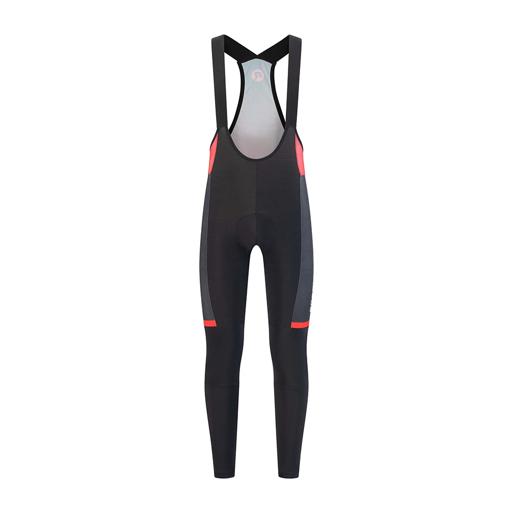 Rogelli Collant Fuse II Bibtights Svart/Rød 1 Rogelli Collant Fuse II Bibtights Svart/Rød