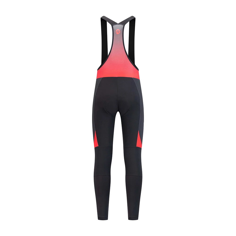 Rogelli Collant Fuse II Bibtights Svart/Rød 2 Rogelli Collant Fuse II Bibtights Svart/Rød - Bilde 2