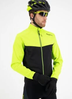 Rogelli Contento 2.0 Sykkeljakke - Neon / Sort -Force Butikk Rogelli Contento 20 Cykeljakke Ne 1597644444 02