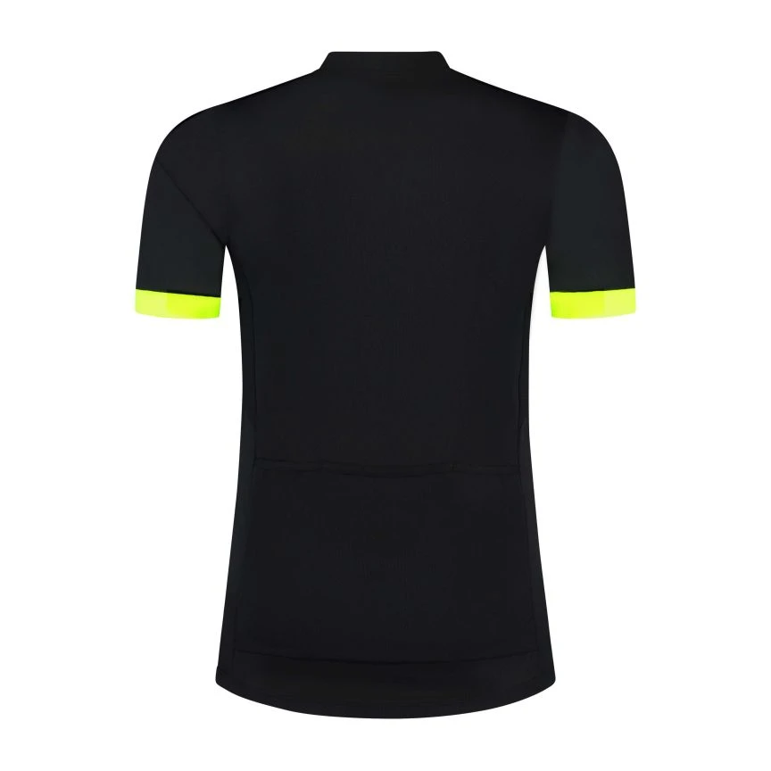 Rogelli Core Junior Sykkeltrøye Svart/neon 2 Rogelli Core Junior Sykkeltrøye Svart/neon - Bilde 2