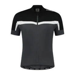 Rogelli Course Kortermet Jersey - Svart/Hvit/Grå