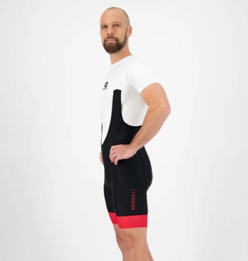Rogelli F.eks.Bib Shorts Med Innlegg - Sort/Rød 3 Rogelli F.eks.Bib Shorts Med Innlegg - Sort/Rød - Bilde 3