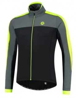 Rogelli Freeze Vinterjakke - Sort/Grå/Neon