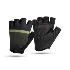 Rogelli Hero 2 Sykkelhansker Svart/grønn