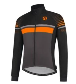 Rogelli Hero Sykkeljakke - Sort / Oransj