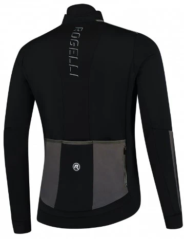 Rogelli Hi-Vis Vinterjakke - Sort/Refleks 2 Rogelli Hi-Vis Vinterjakke - Sort/Refleks - Bilde 2