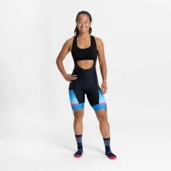 Rogelli Impress 2 Bibshorts Kvinner Svart/rosa/blå -Force Butikk Rogelli Impress 2 Bibshorts Kvinder 1678635899 02