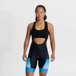 Rogelli Impress 2 Bibshorts Kvinner Svart/rosa/blå -Force Butikk Rogelli Impress 2 Bibshorts Kvinder 1678635899 03