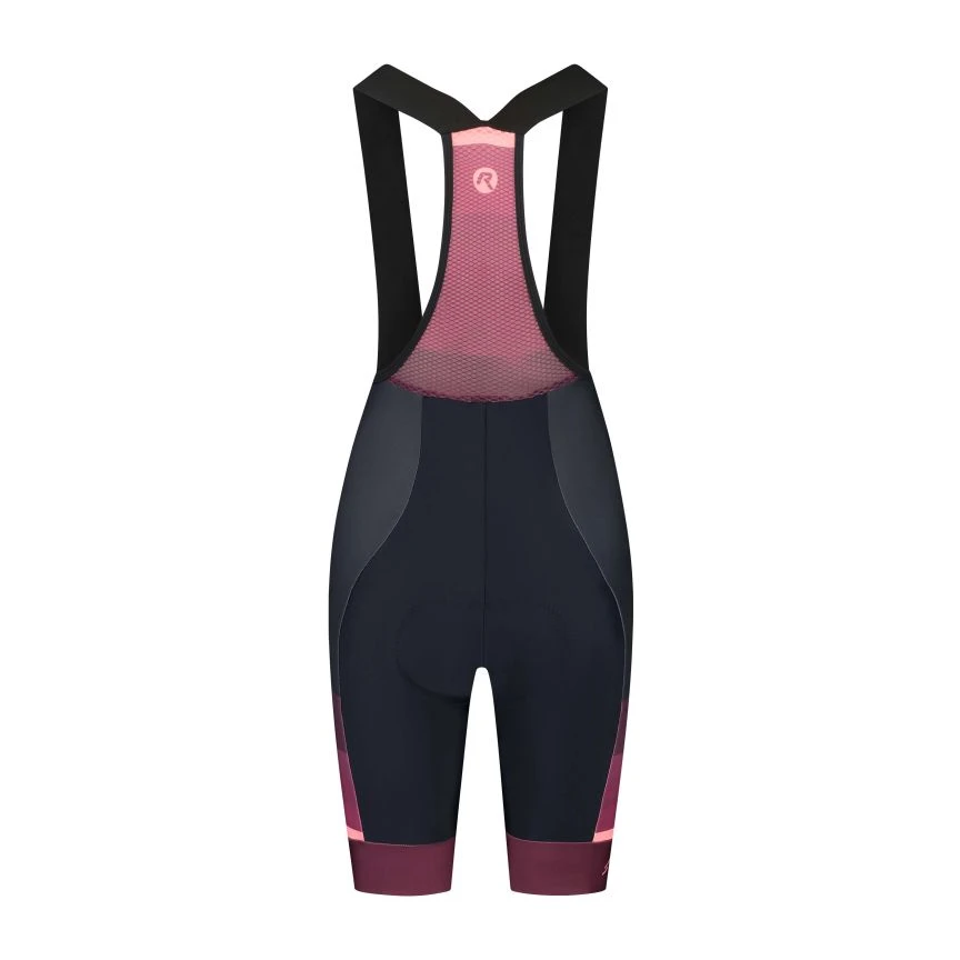 Rogelli Impress 2 Bibshorts Kvinner Svart/burgunderrød 2 Rogelli Impress 2 Bibshorts Kvinner Svart/burgunderrød - Bilde 2