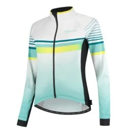 Rogelli Impress Sykkeljakke - Turkis / Gul