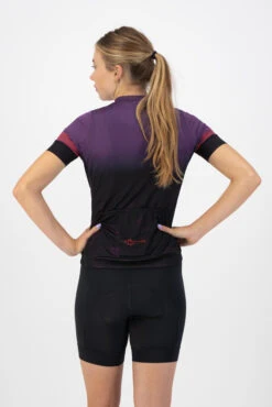 Rogelli Marble Kortermet Trøye Til Kvinner Lilla / Svart -Force Butikk Rogelli Marble Kortaermet Jersey til 1645440443 05