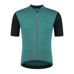 Rogelli Melange Sykkeltrøye - Turkis/Svart