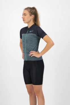 Rogelli Melange Kortermet Jersey Til Kvinner Blå / Turkis -Force Butikk Rogelli Melange Kortaermet Jersey til 1645446016 02