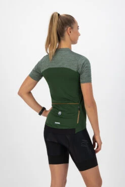 Rogelli Melange Kortermet Jersey Til Kvinner Grønn -Force Butikk Rogelli Melange Kortaermet Jersey til 1645446576 03