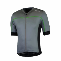 Rogelli Passo Trøye Med Korte Ermer Grå/grønn