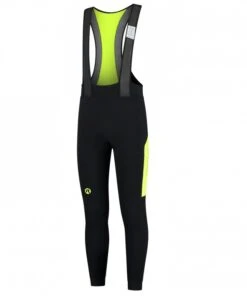 Rogelli Tyro Bibtight - Sort/Neon