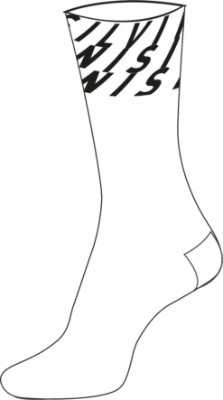 Silvini Oglio Sykkelstrømper Hvit / Svart