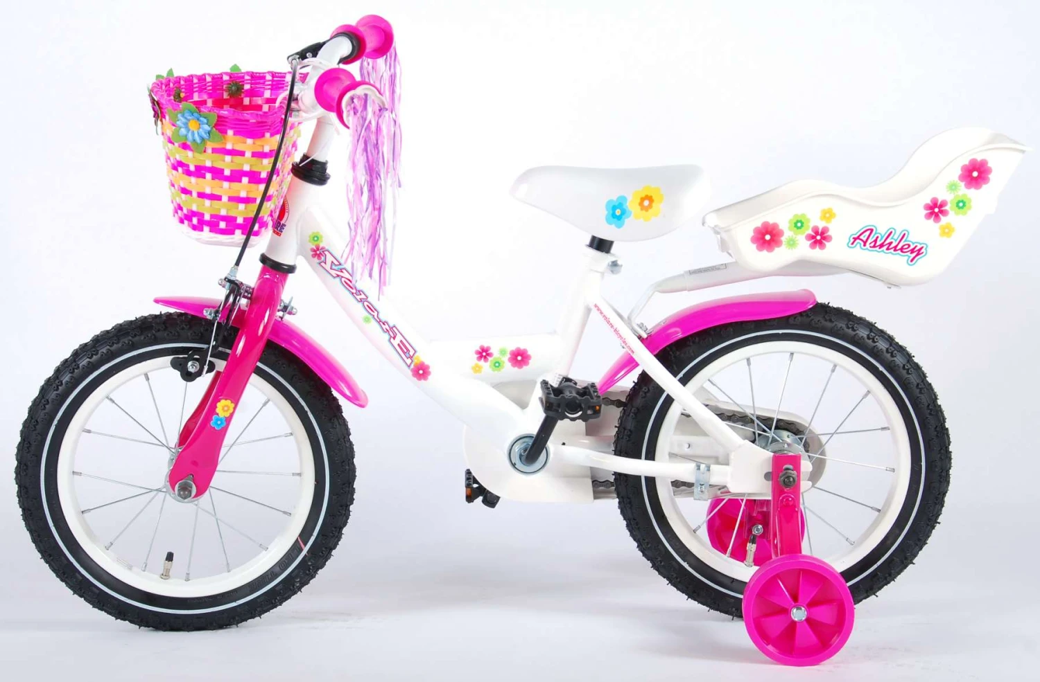 Volare Ashley 14" Jentesykkel Med Støttehjul 2 Volare Ashley 14" Jentesykkel Med Støttehjul - Bilde 2