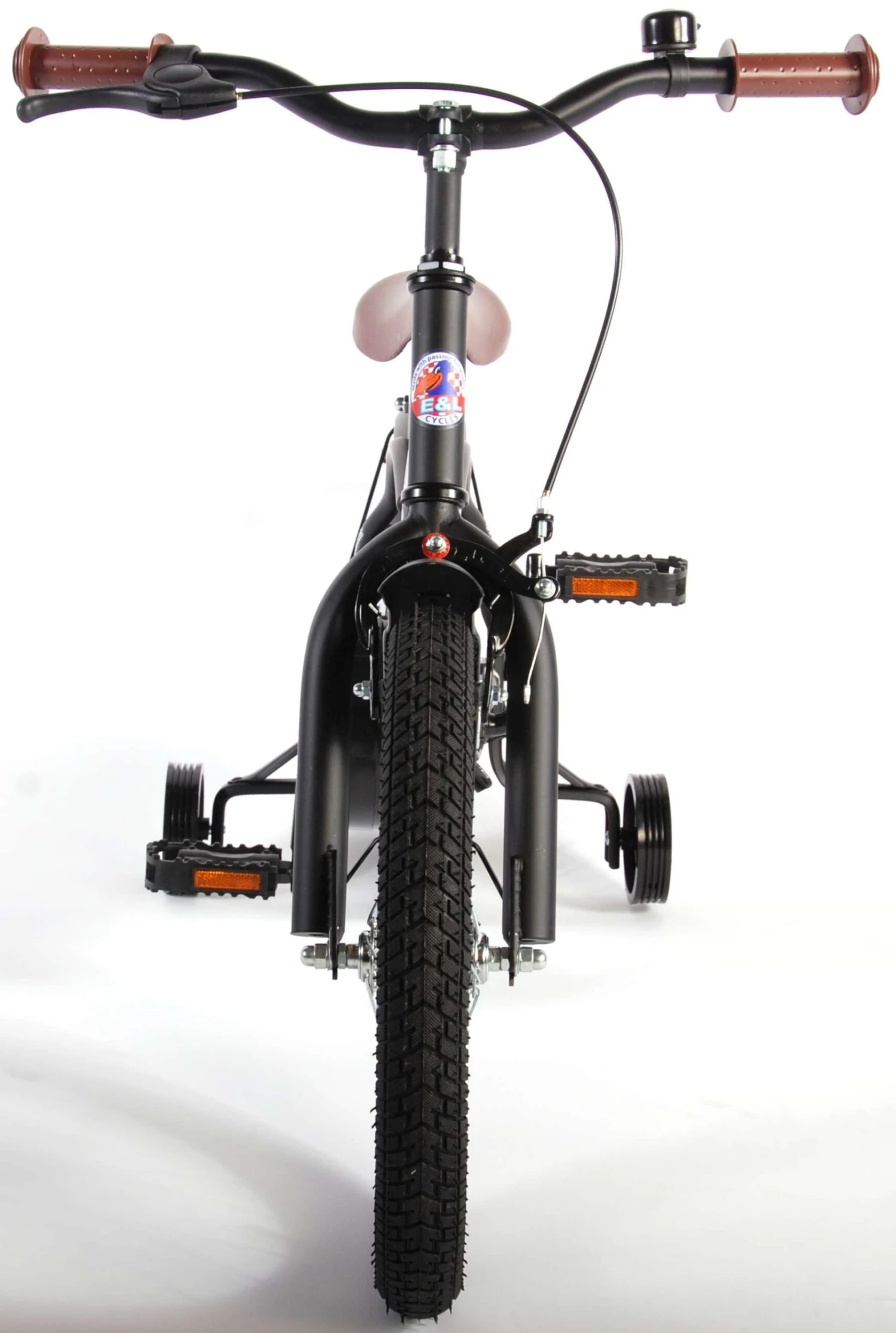 Volare Black Cruiser 16" Guttesykkel Med Støttehjul 5 Volare Black Cruiser 16" Guttesykkel Med Støttehjul - Bilde 5