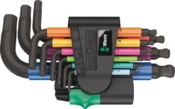 Wera 950/9 Unbrakonøkkel Sett Kompakt Multicolor