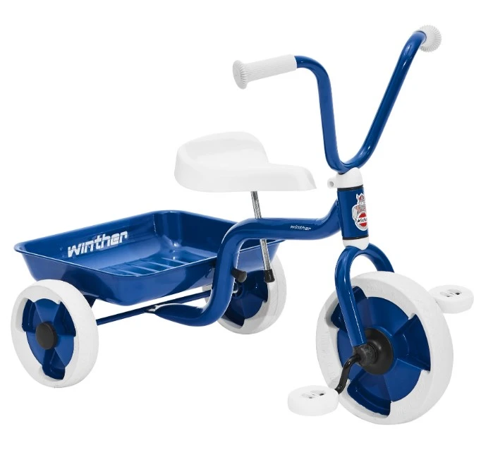 Winther Trehjulssykkel Den Originale Blå/hvit 1 Winther Trehjulssykkel Den Originale Blå/hvit