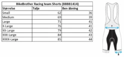 BikeBrother Racing Team Shorts -Force Butikk bikebb141505 01