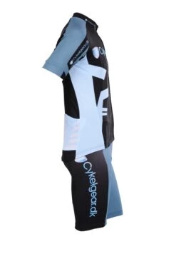 Cykelgear.dk Kort Team Jersey Grå/blå -Force Butikk cykelgear new set 04
