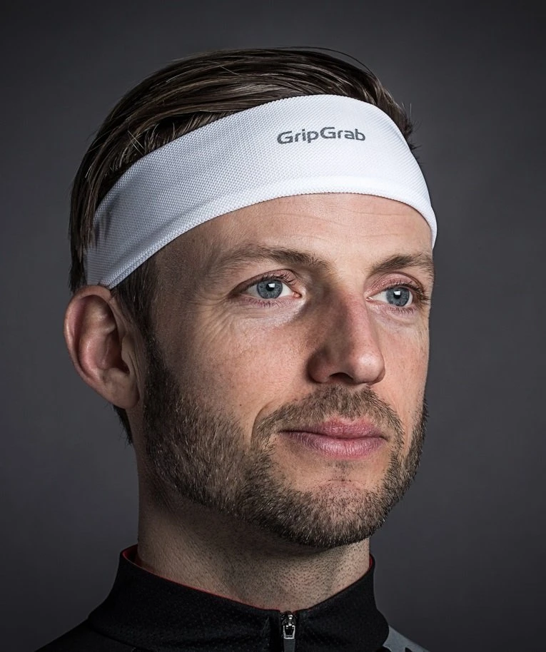 GripGrab Summer Sweatband Hvit 2 GripGrab Summer Sweatband Hvit - Bilde 2